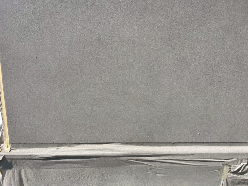 カラークリヤー現場塗装仕上げの欠き込み補修-8